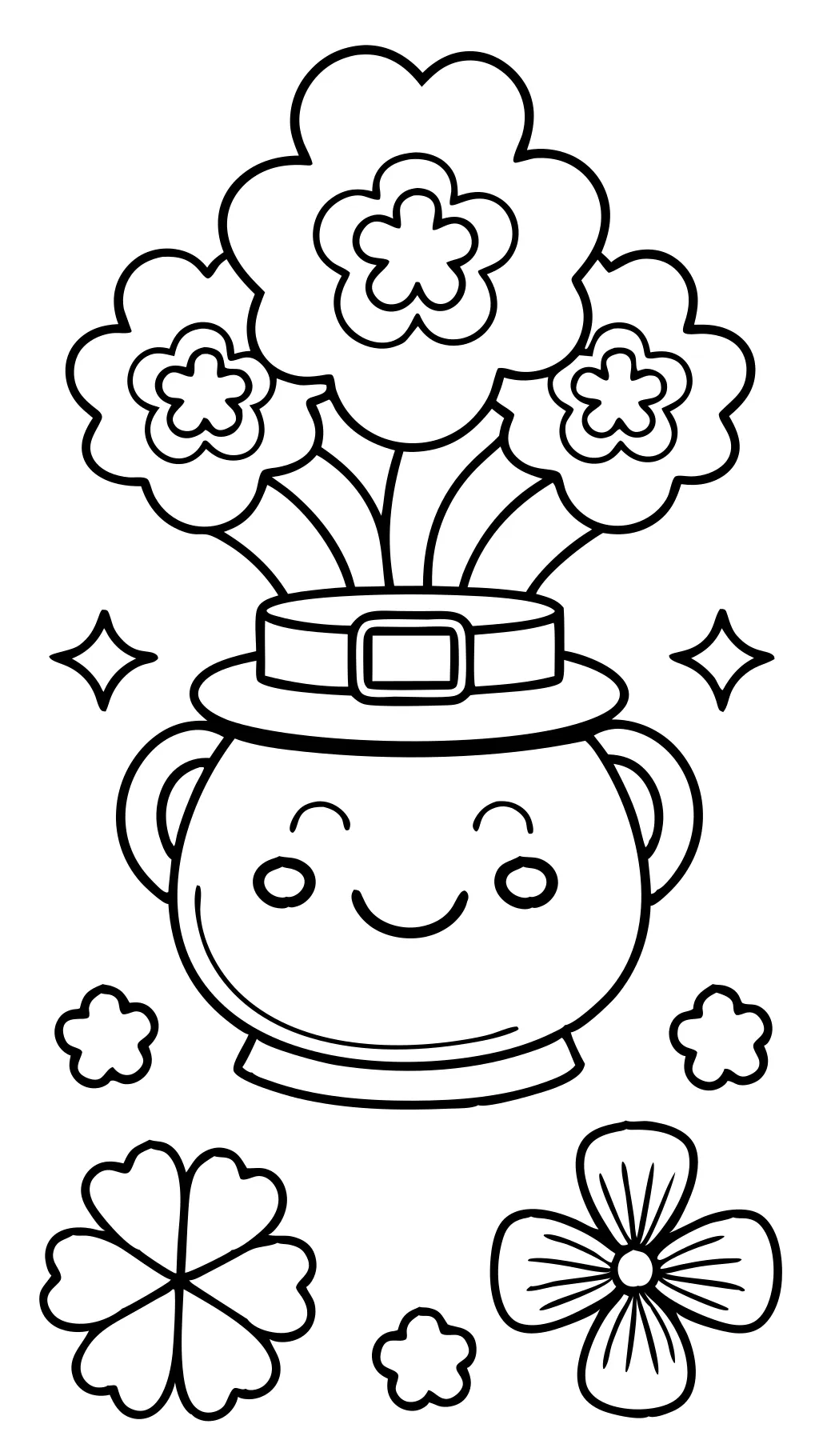 coloriages gratuits de la Saint-Patrick